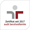 Logo Audit Beruf und Familie. Link zur Seite Arbeiten im Jobcenter Köln